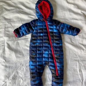 Waterproof, Fleece Lined Baby Snowsuit (3-6M)